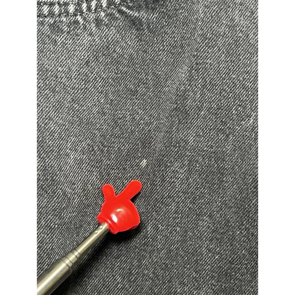 Levi Strauss Size34 (1996) 550 Washed Black Vintage Denim Jeans Orange Tab